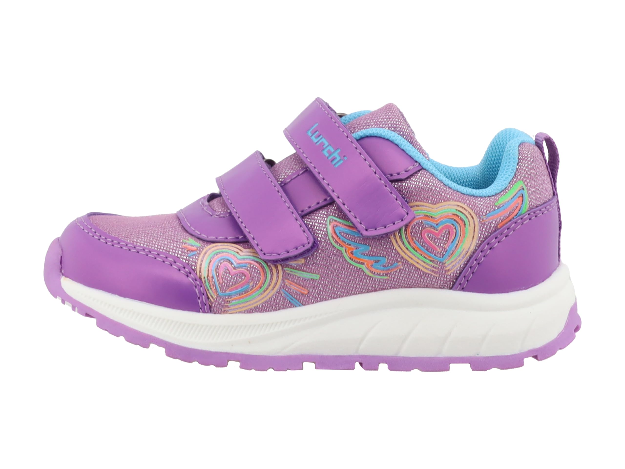 Lurchi 95L0083002 Sneaker, Flieder-Glitter, 11 UK Child