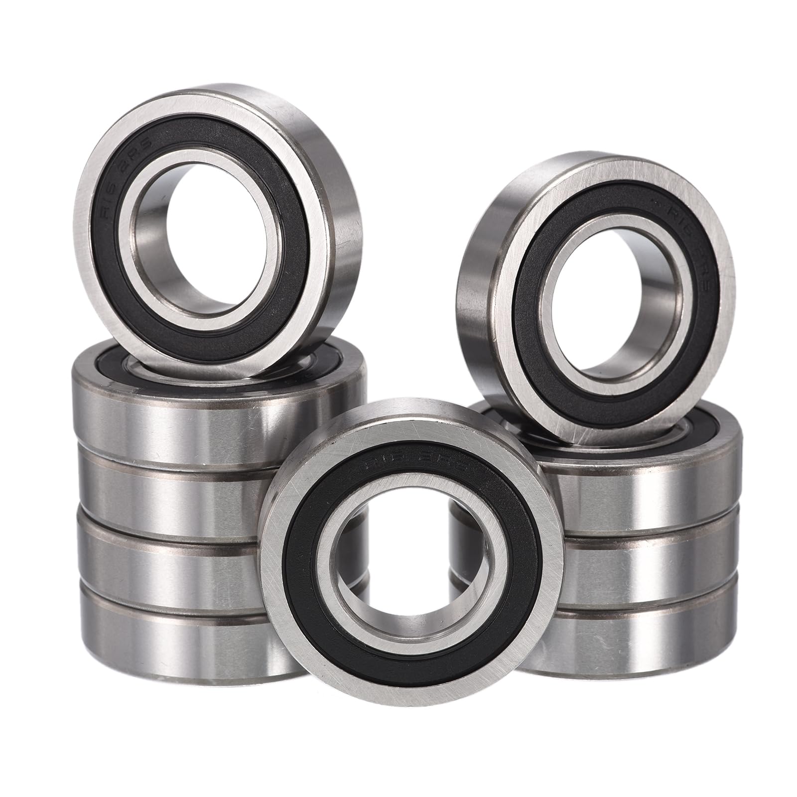 HiPicco R16-2RS Deep Groove Ball Bearings, ID 1