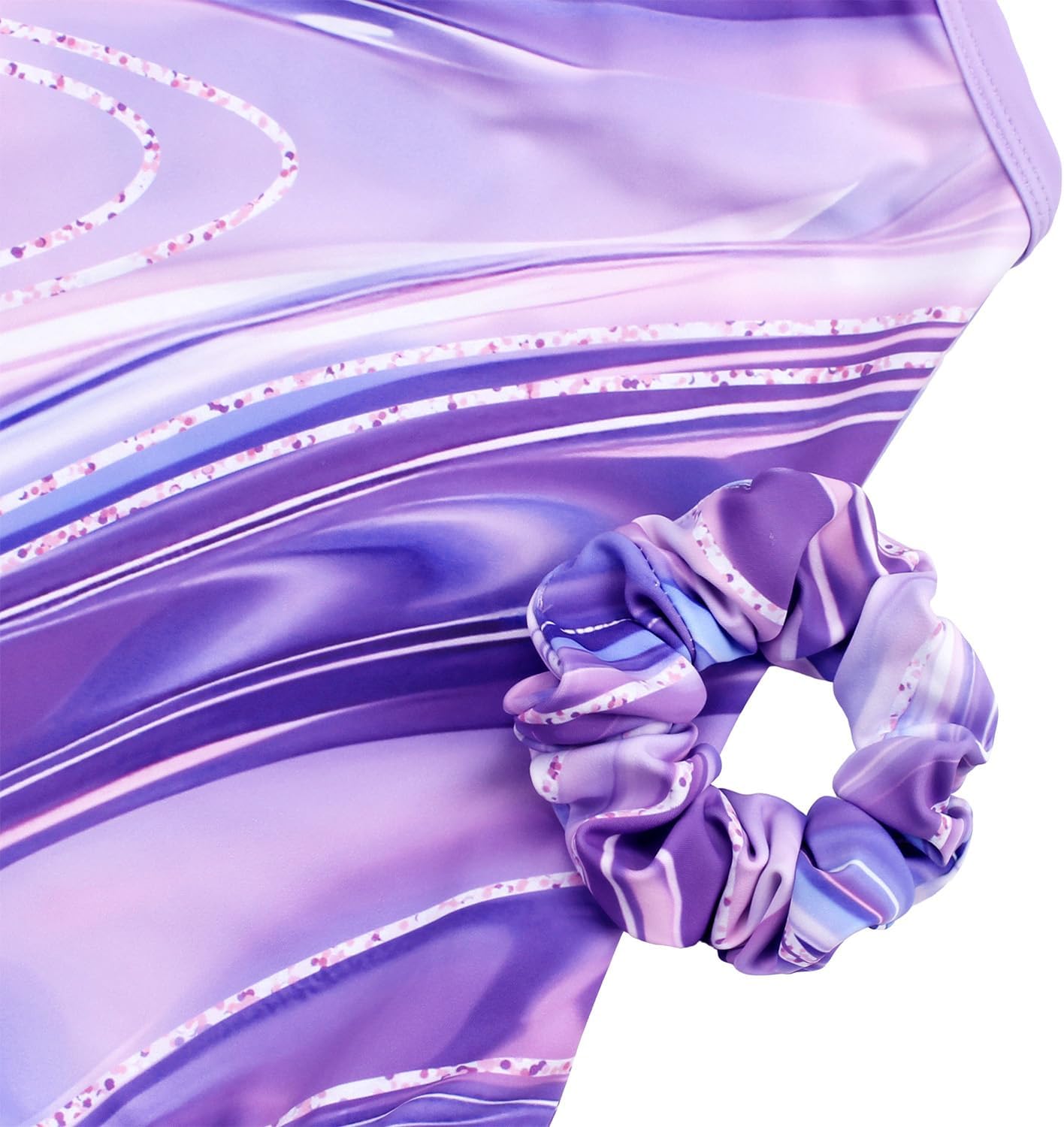 Gymnastics Leotards for Girls With Shorts Sparkly Ballet Dance Mesh Tank Activewear - Image 4