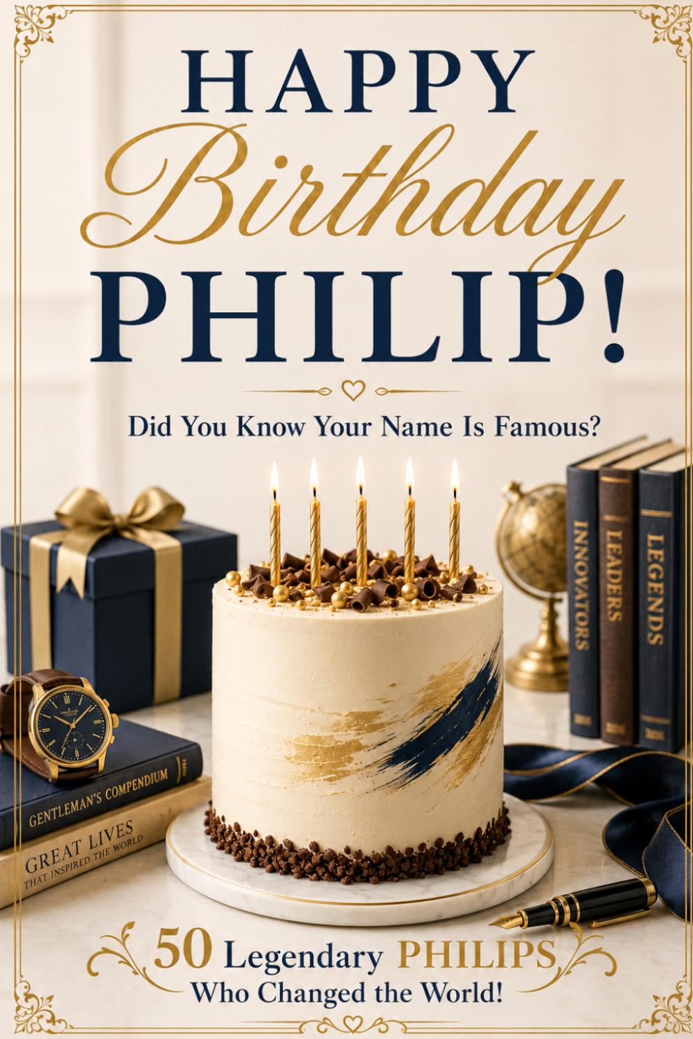 Happy Birthday, PHILIP! Did You Know Your Name Is Famous?: 50 Legendary Philips Who Changed the World