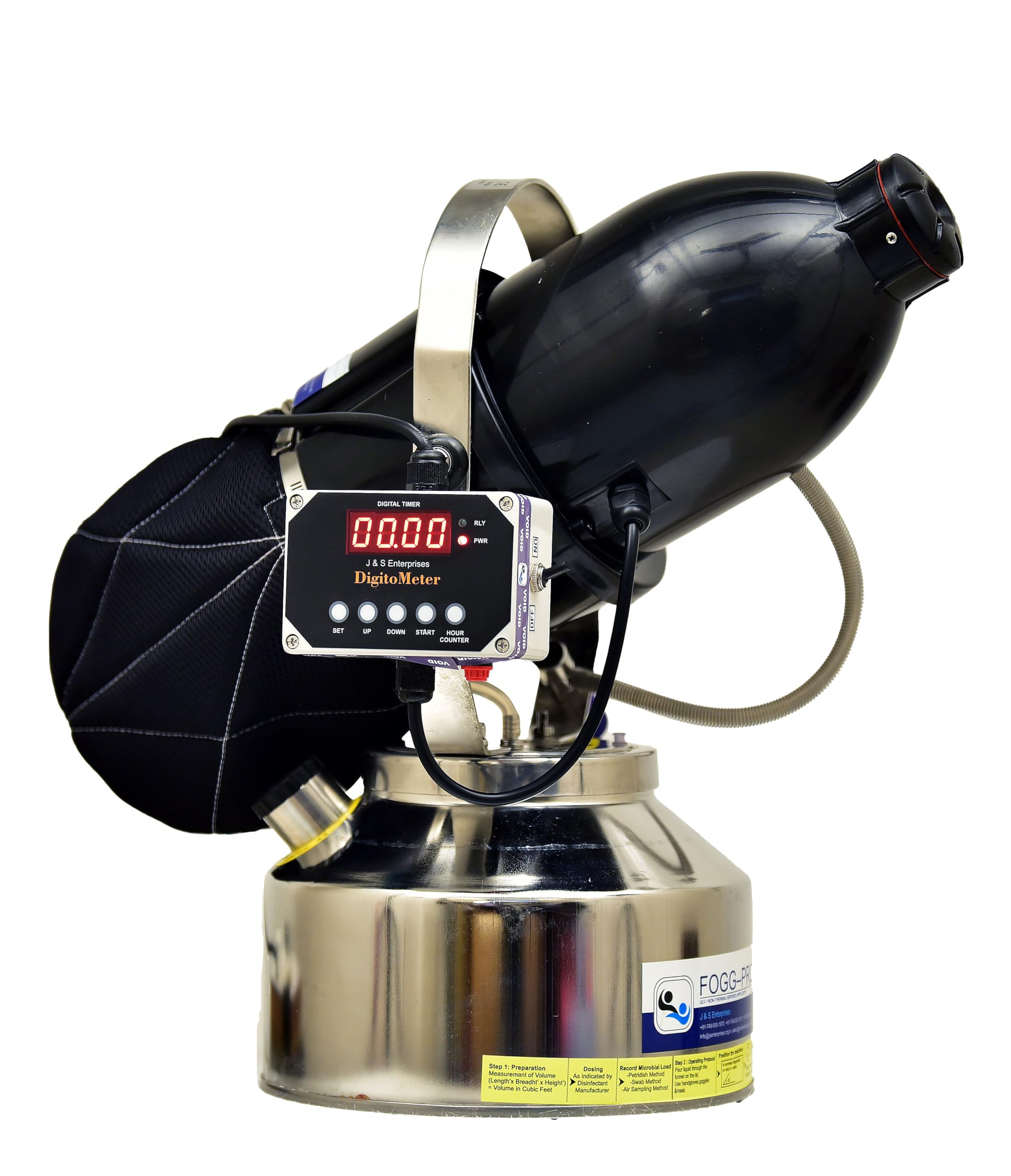 ULV FOGGER 5 Litre SS Tank With Dgitial Timer Fully Automatic Used for Disinfactant Purpose in Criticale Area Like Hospital OT, Pharma Clean rooms, Laboratories etc.-image-4