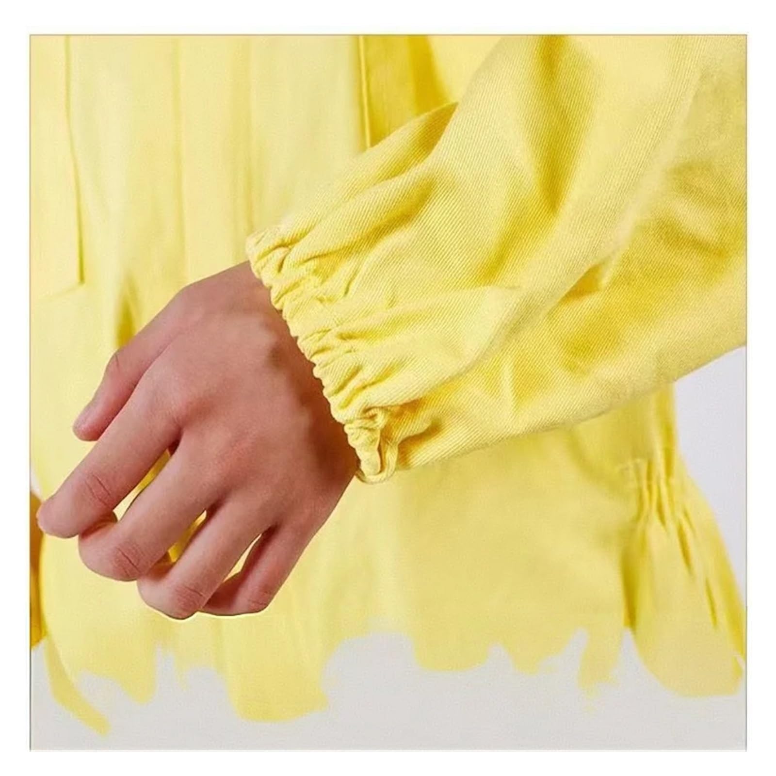 Vêtements d'apiculture Combinaison en coton jaune 1 pièce, combinaison Anti-abeille for enfants, spatiale, casquette, outils for l'culture(80-130cm)