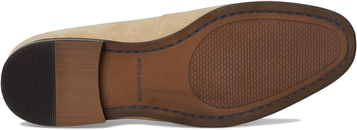 Steve Madden Mens ONDRE Penny Loafer, Sand Suede, 10 - Image 3