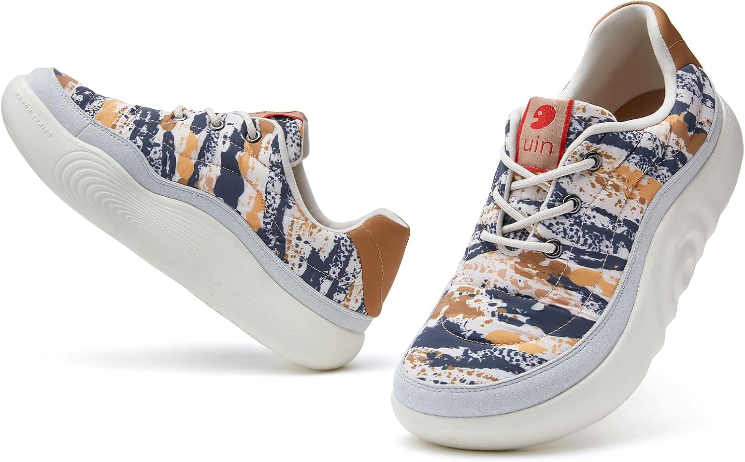 UIN Women's Slip On Walking Shoes Art Travel Lightweight Comfort Fashion Sneaker Mahon Series