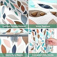 Vista 7 de BALEINE Paquete de 8 Bolsas de Mudanza de Gran Tamaño con Asas Reforzadas, Tote de Almacenamiento Resistente para Ropa, Suministros de Mudanza