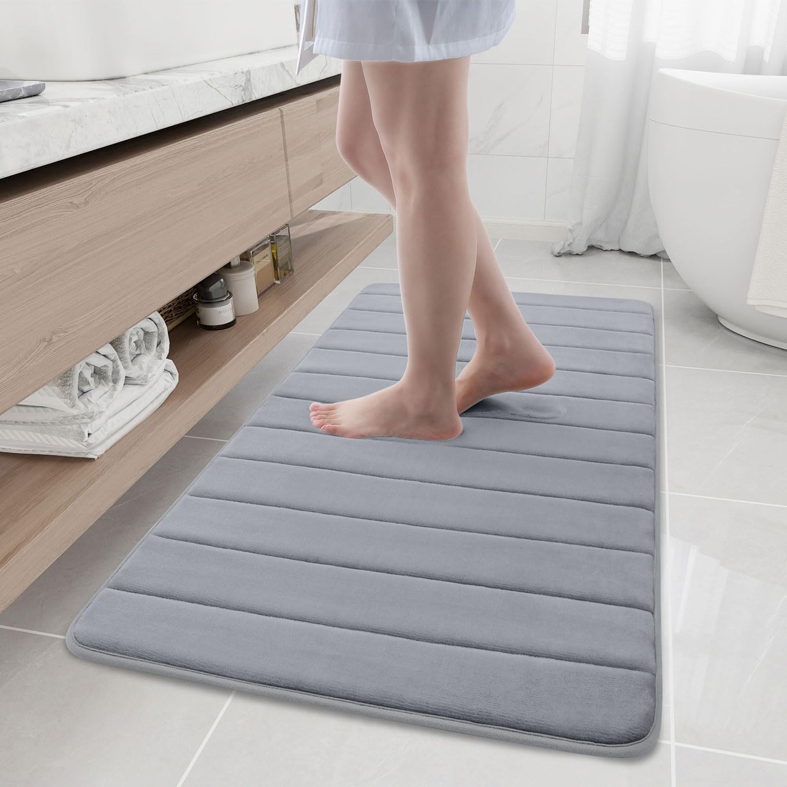 Homaxy ZhiTiao Memory Foam Badteppich