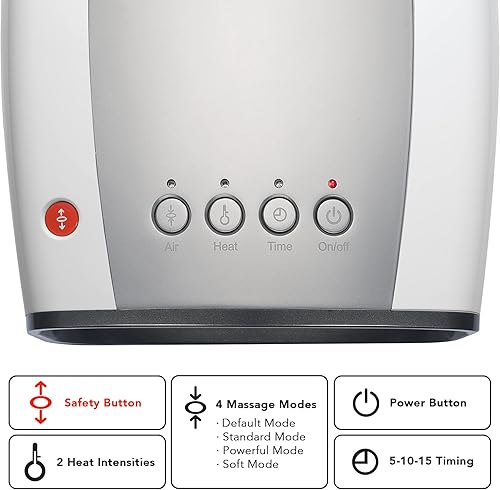 Miniatura 6 de Breo iPalm520e - Masajeador de manos con calor y compresión, masajeador de manos eléctrico inalámbrico, regalos para mujeres y hombres