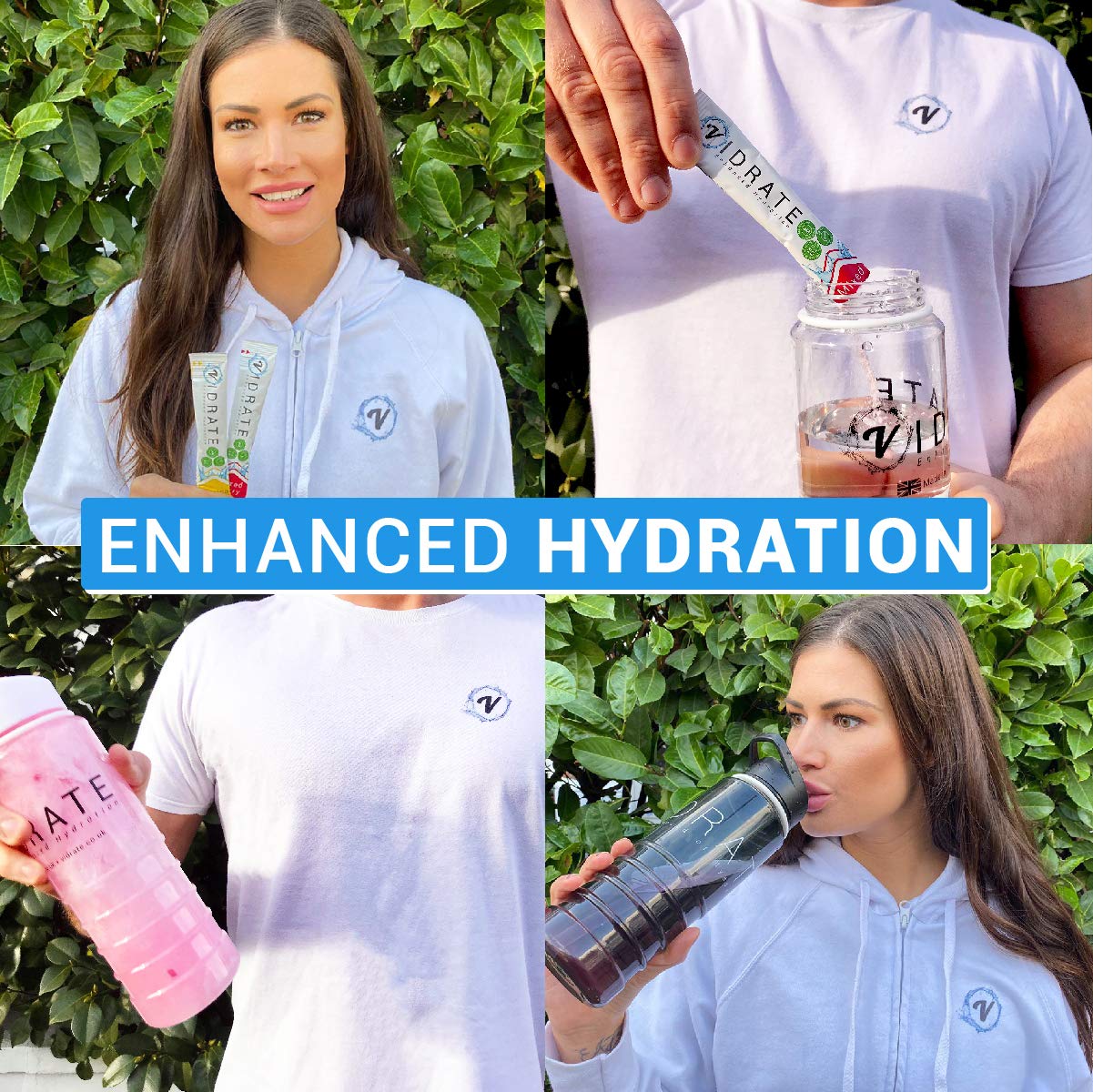 Buy ViDrate Strawberry & Lime Flavour Sugar Free Electrolyte Powder