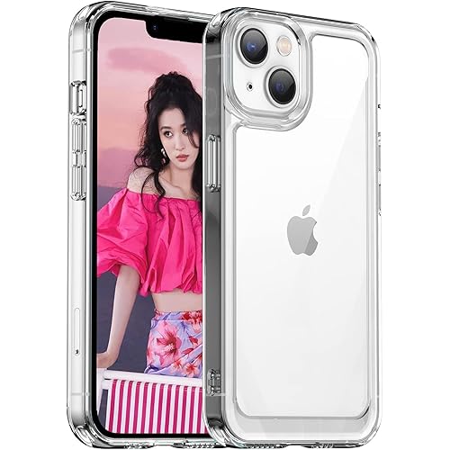 AEDILYS Designed for iPhone 15 Case, [Not Yellowing] [Military Drop Protection] Shockproof Protective Phone Case -Transparent