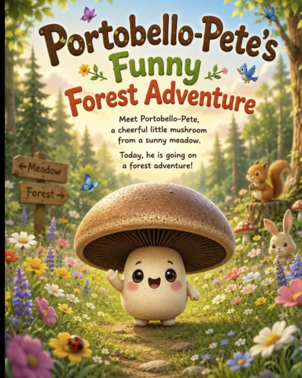 Portobello Pete's funny forest adventure (Portobello mushroom friends)