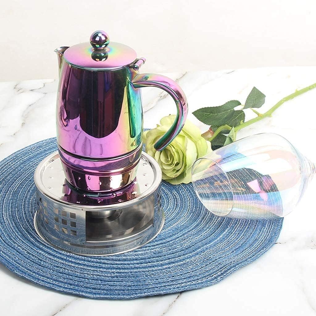Teapot Dish Warmers Stainless Steel Trivet and Teapot Warmer with Tea Light Candle