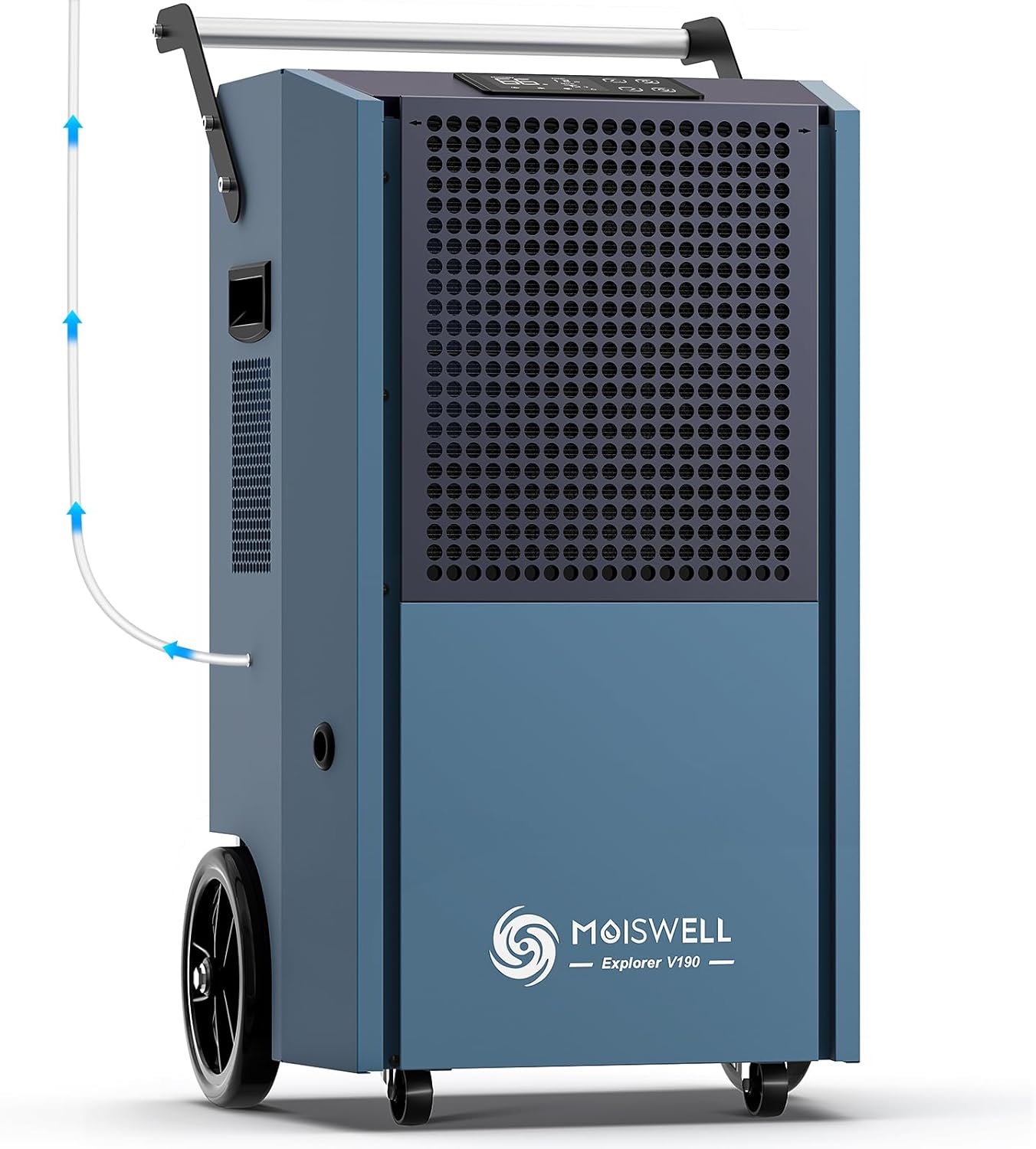 190 Pints Commercial Dehumidifier with Pump Portable Industrial Heavy Duty Moisture Removal Dehumidifiers for Basements with Auto Drain,Powerful Humidity Control for Large Spaces