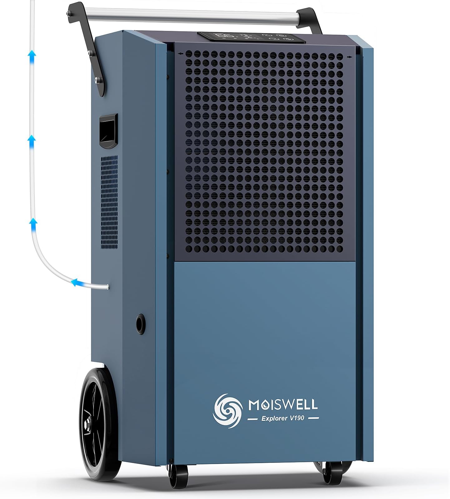 190 Pints Commercial Dehumidifier with Pump Portable Industrial Heavy Duty Moisture Removal Dehumidifiers for Basements with Auto Drain,Powerful Humidity Control for Large Spaces