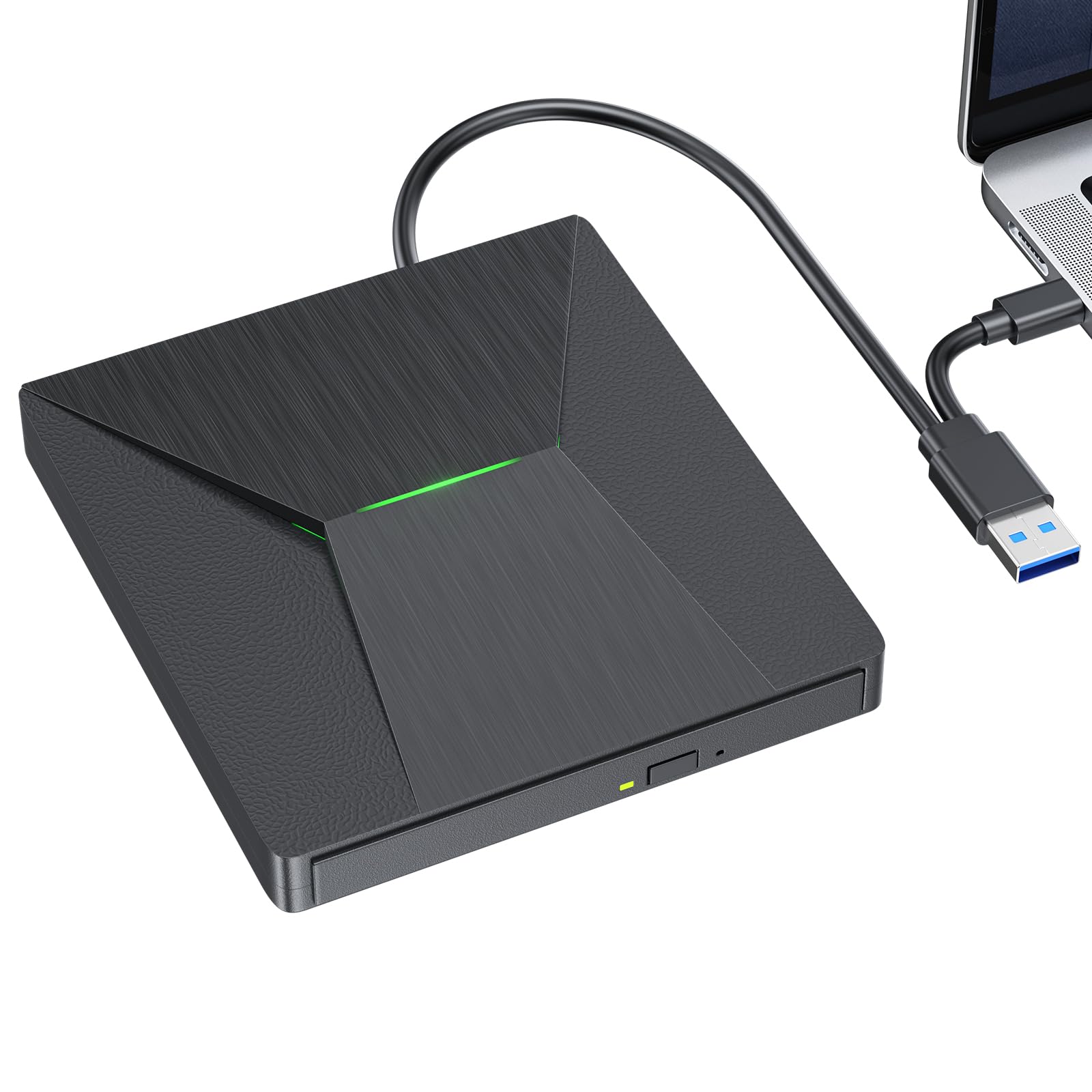 MthsTec External Bluray DVD Drive, USB 3.0 and Type-C Bluray