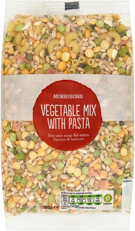 Morrisons Vegetable Mix with Pasta, 500g Amazon.co.uk Grocery