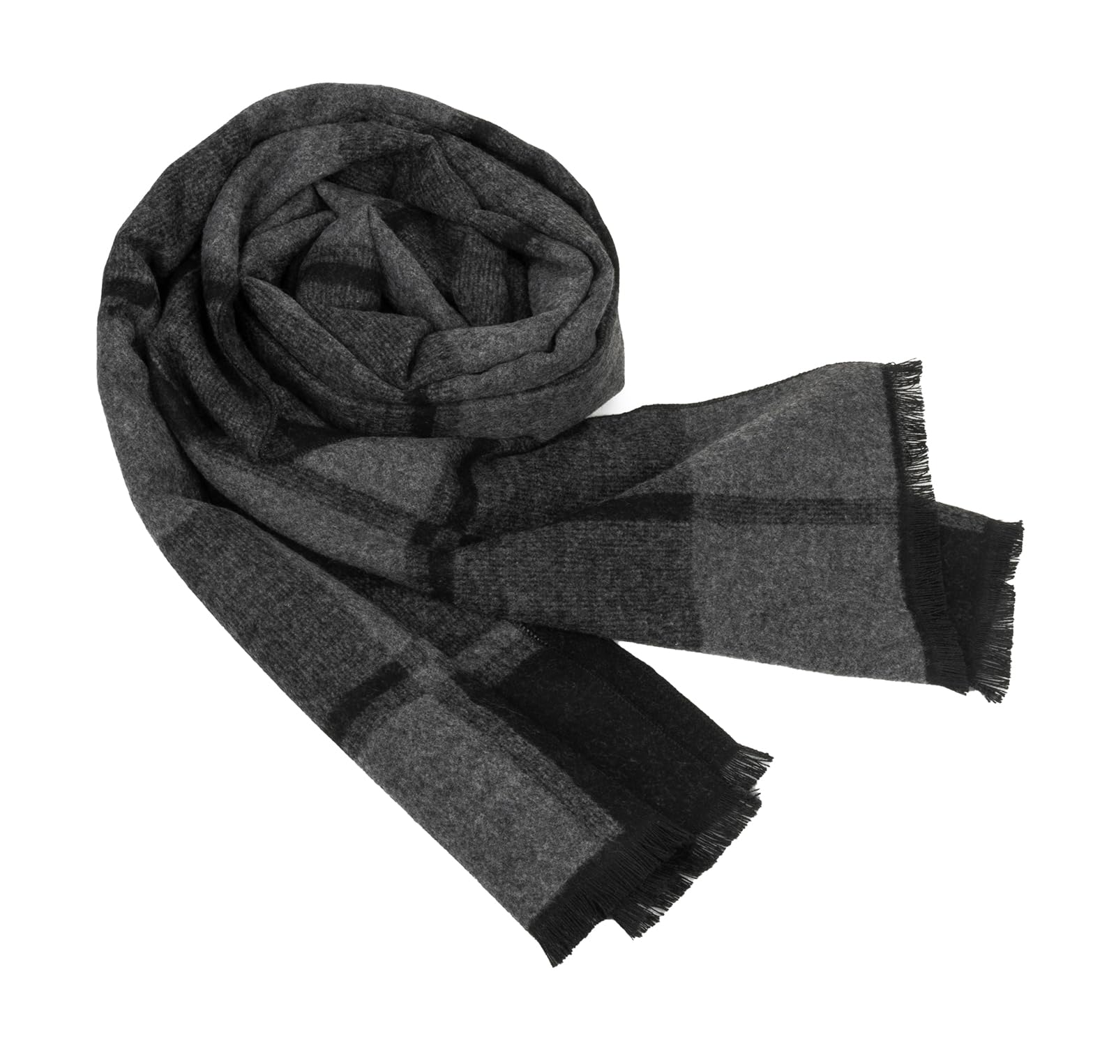 xuoaz Mens Winter Scarf Cashmere Feel Warm Plaid Scarf Soft Long Tartan Scarves-picture-25