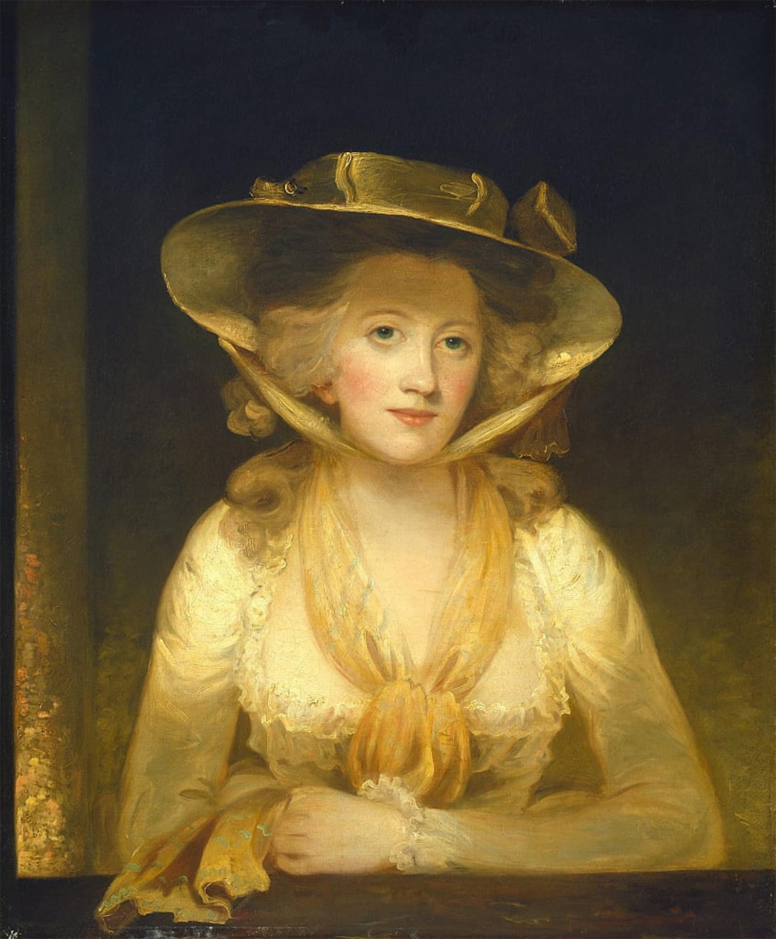 Impression d'art Lady Cunliffe de Hoppner, toile murale premium
