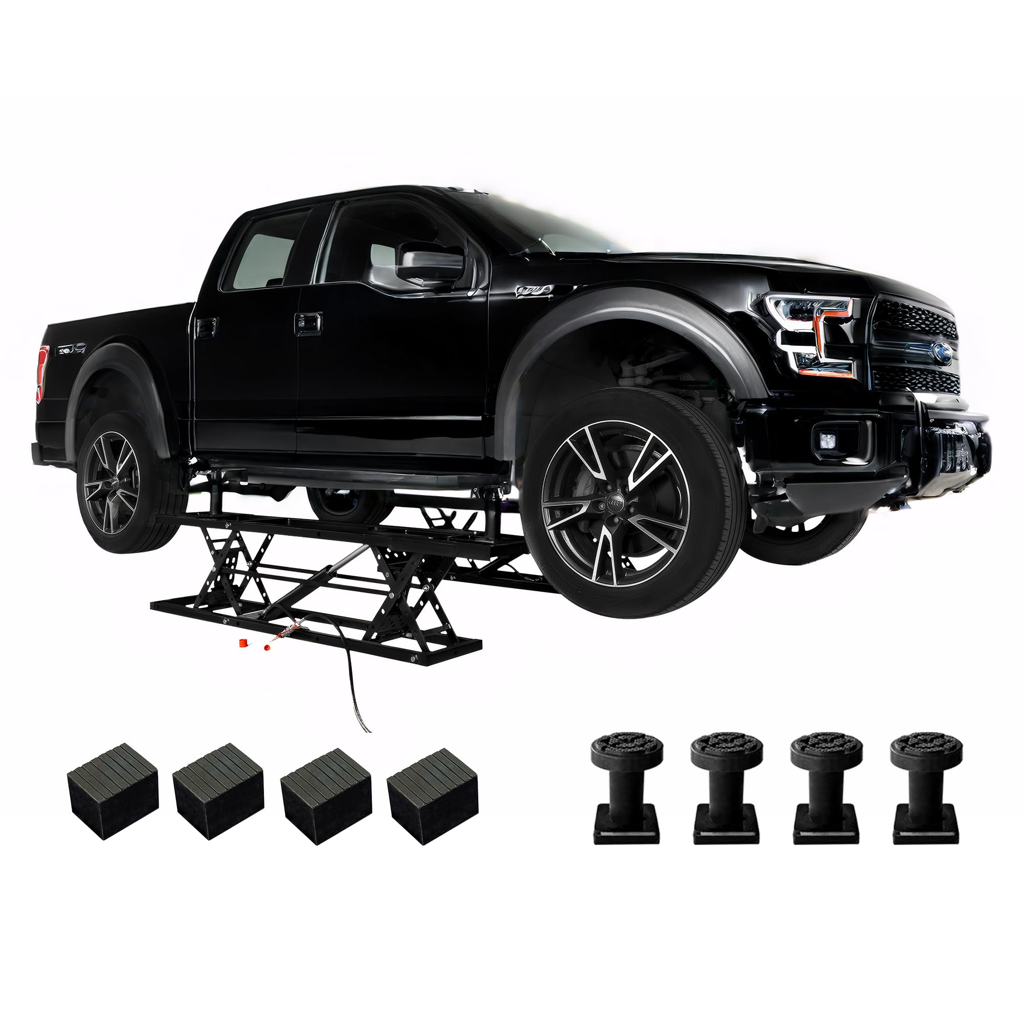 Jocisland Portable Car Lift, Capable of Lifting 7000 LBS Quick Jack with a Maximum Height of 28", Car Lifts for Home Garage and Shop