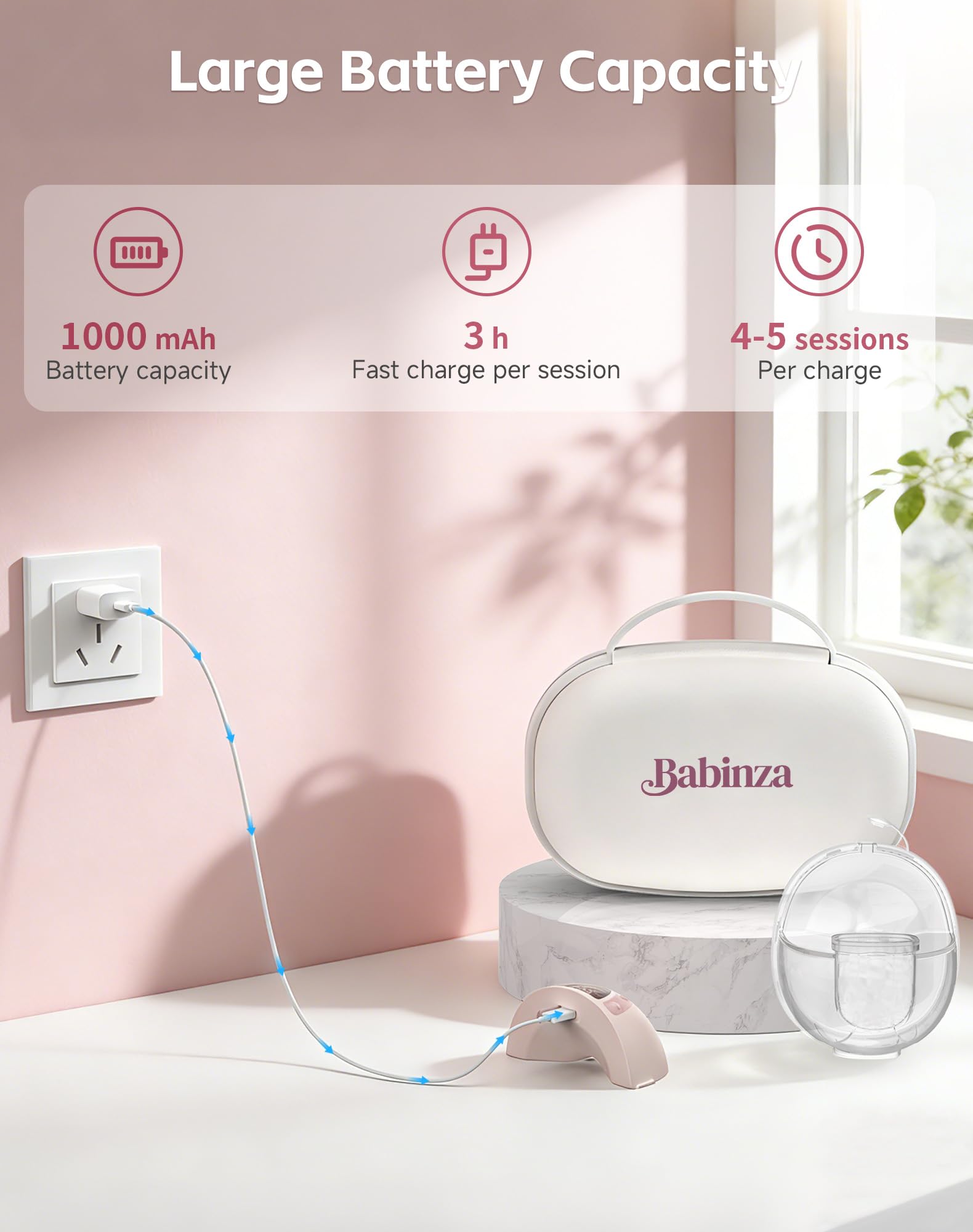 Tiralatte indossabile, flusso mobile aggiornato a mani libere, S33, controllo discreto con app con 3 modalità e 15 livelli, tiralatte elettrico portatile con flangia da 17/19/21/24 mm, design a prova