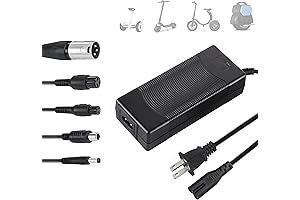 5 in 1 Universal Electric Scooter Charger 42V 2A for Razor,Swagtron,Segway