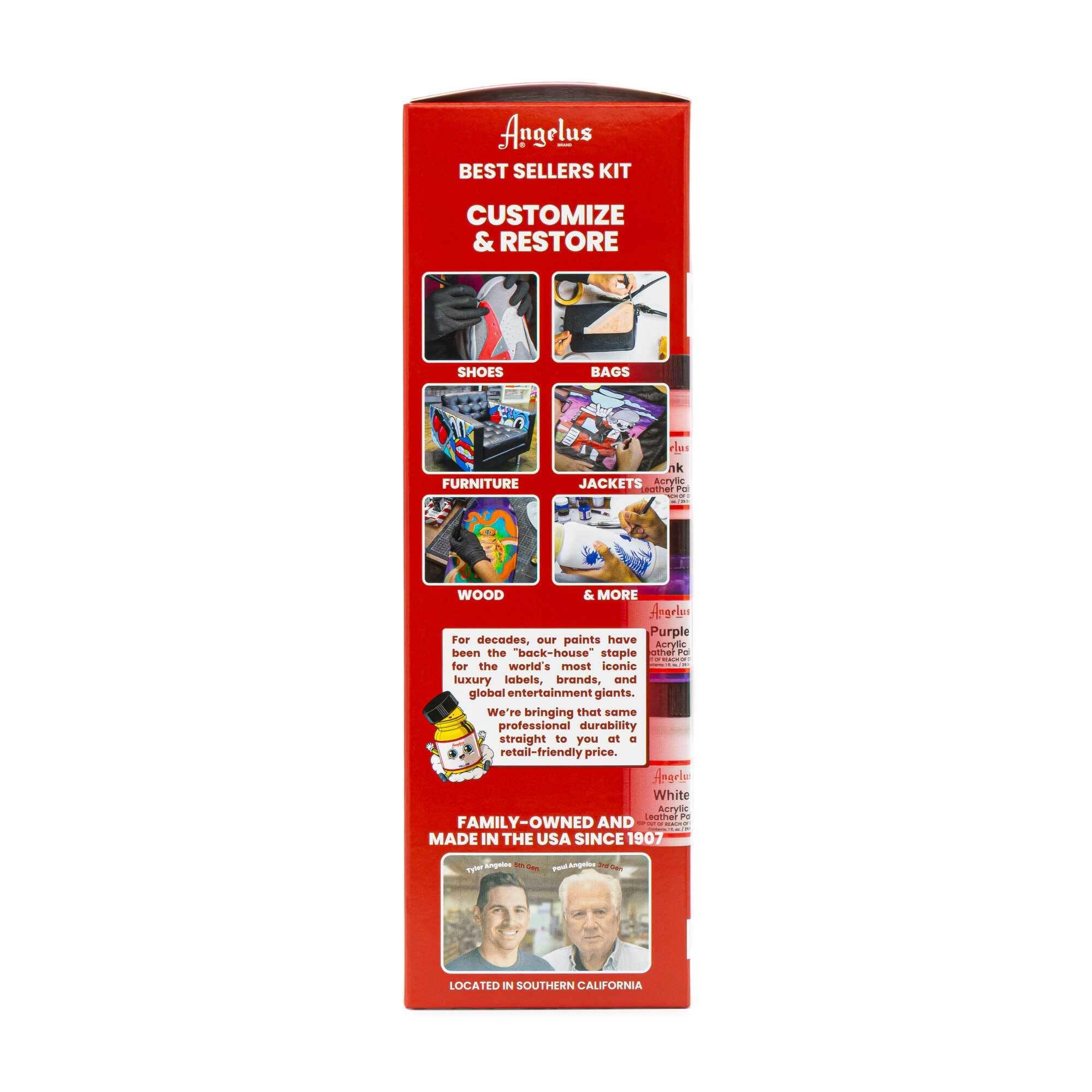 Amazon | Angelus レザー用ペイント 1 Oz Standard ANGELUS SET | 絵具