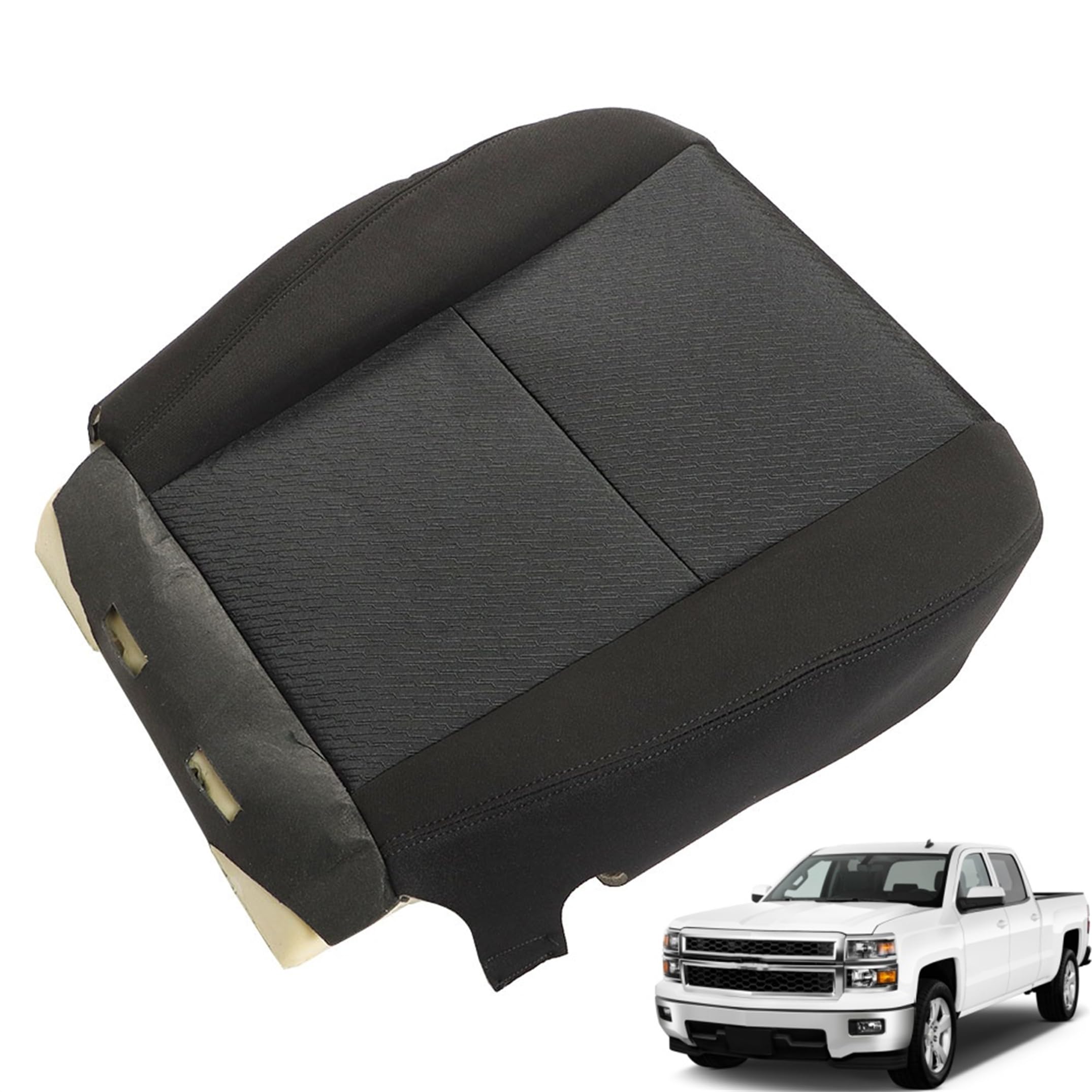 Front Driver Side Seat Cover Replacement for Silverado