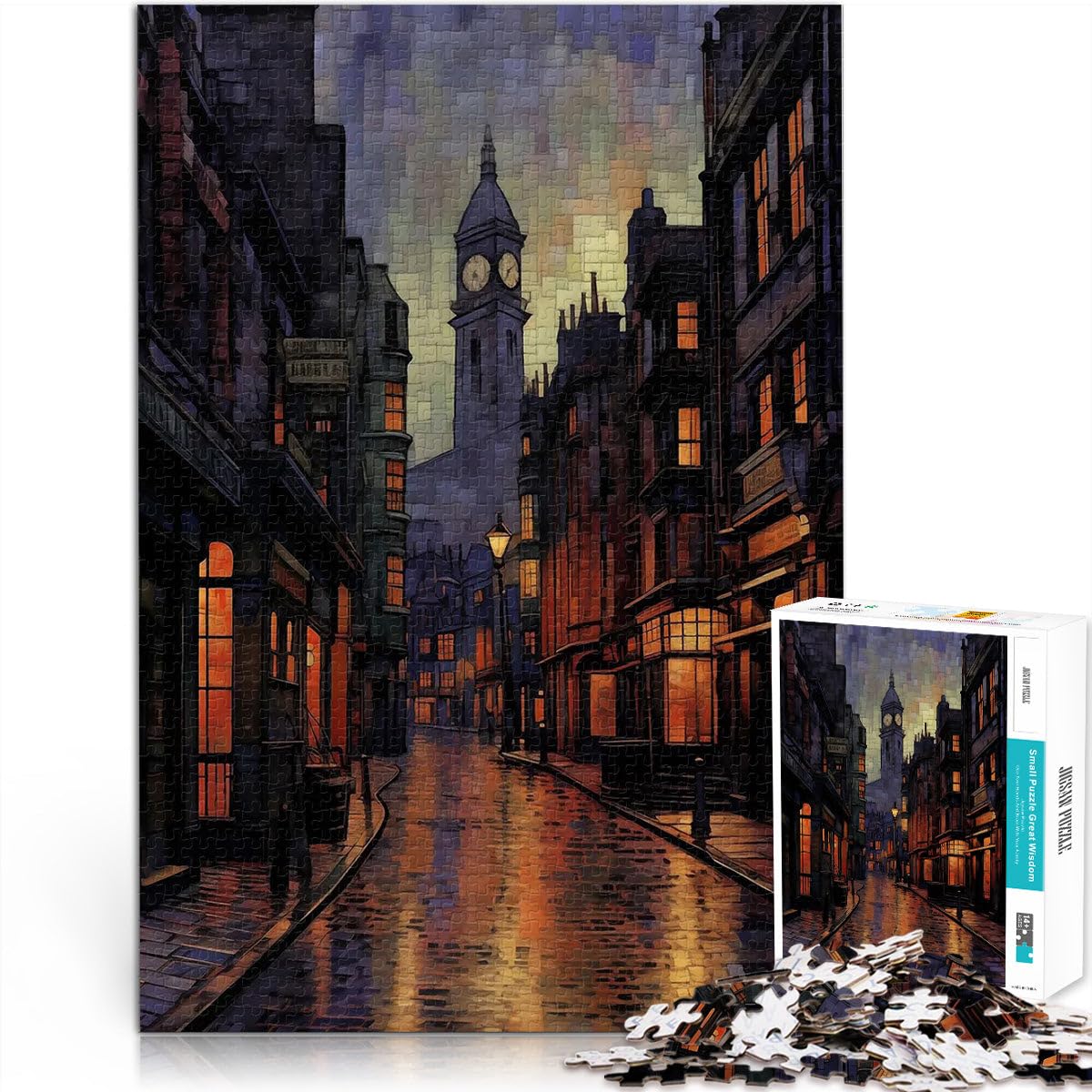 Quaint London UK Streets2000 Piece Puzzle For Adults Learning Educational Toys Family Games Suitable for couples 70x100cm