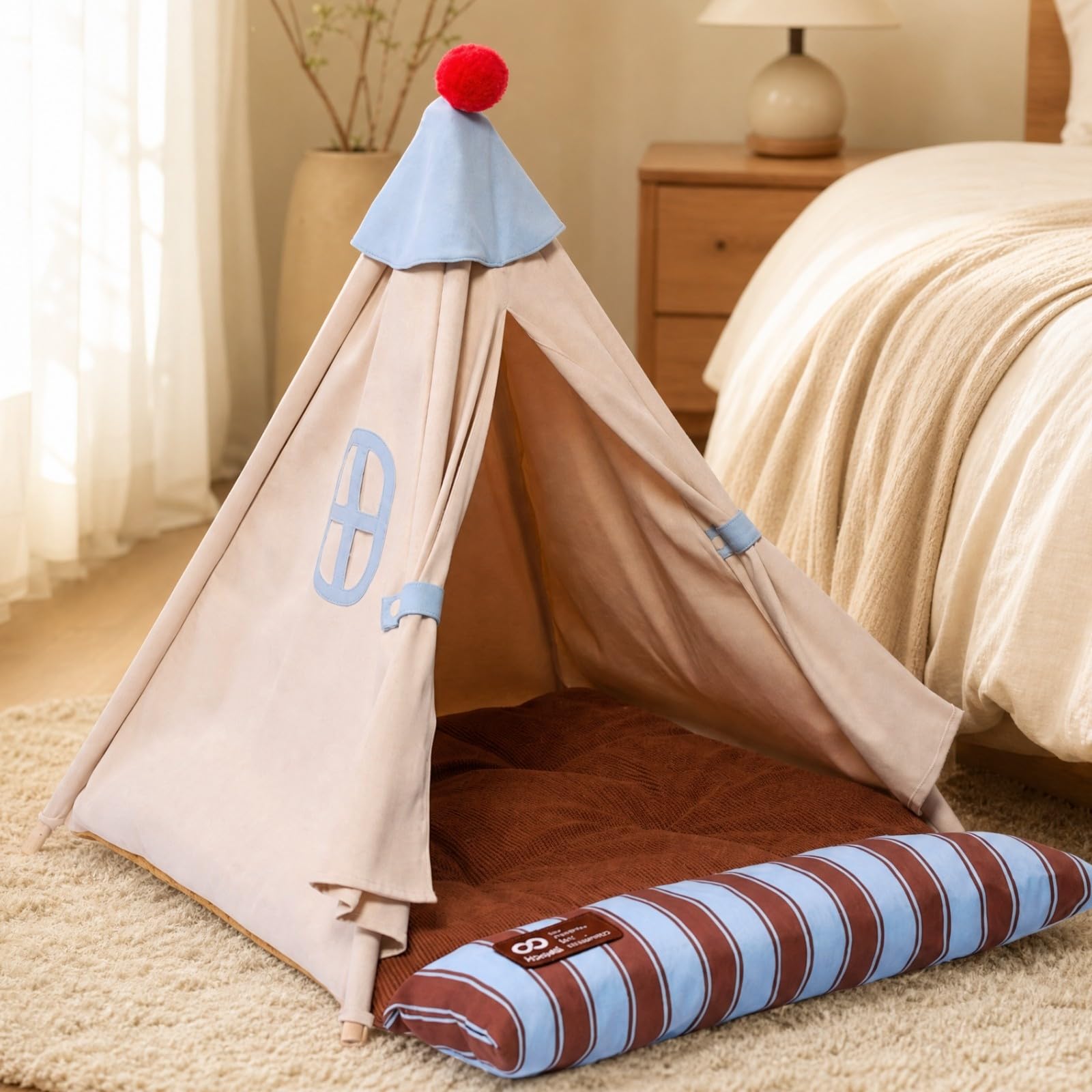 Tenda per Animali Domestici con Cuscino, Autunno-Inverno