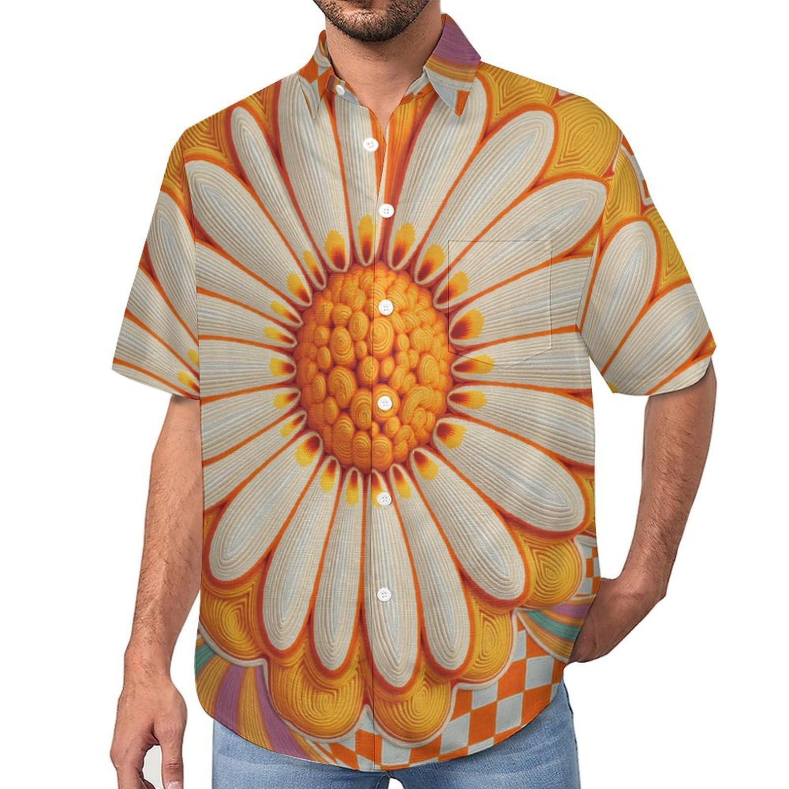 Camisa de estampado 3D regular fit para hombre adiós al calor veraniego 8