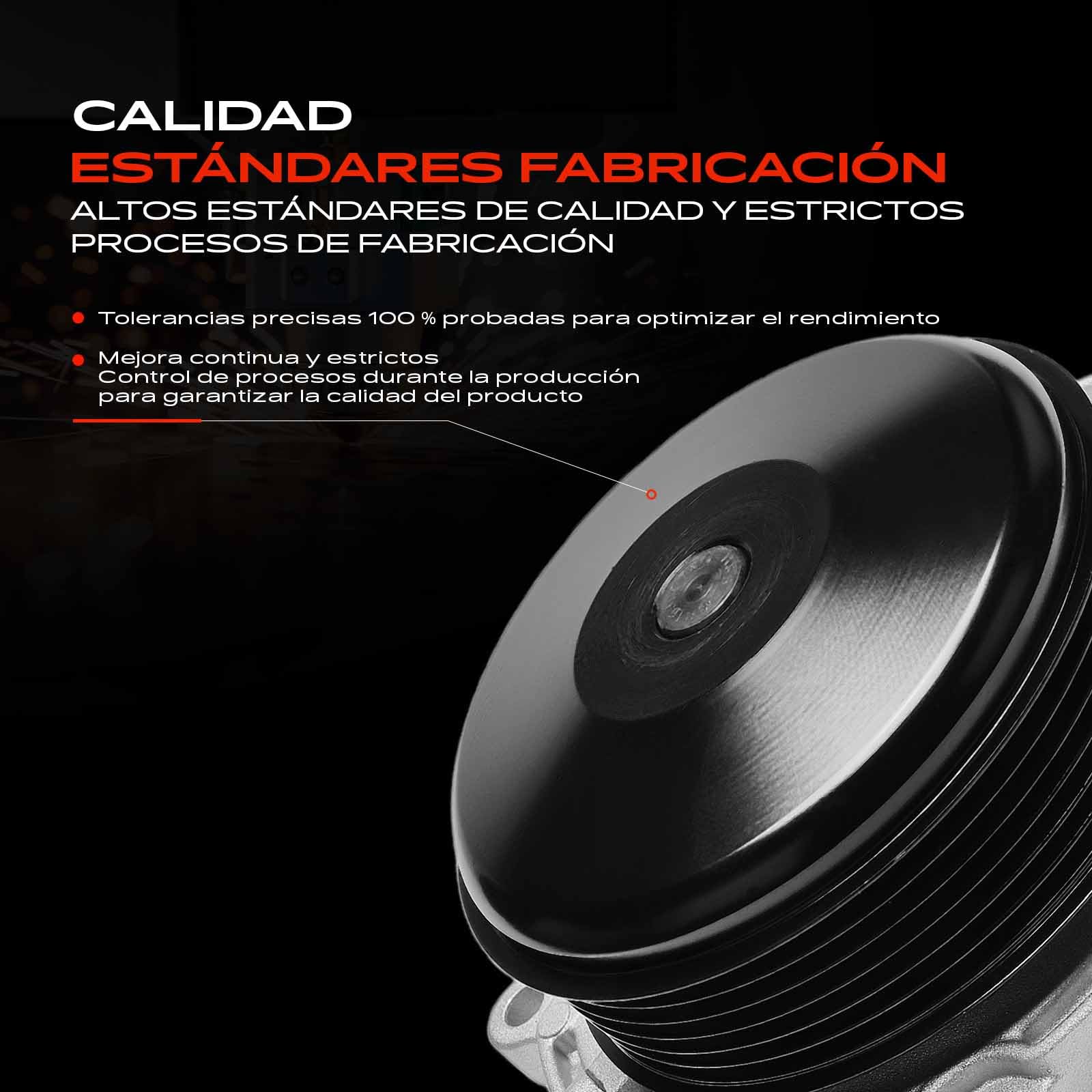 Frankberg Bomba de agua bomba de refrigerante motor diésel con junta | Compatible con: CLS Shooting Brake X218, GLE W166, Coupé Clase C C204, Clase M W166, Clase GLK X204