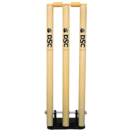 DSC Spring Metal Cricket Stumps Set