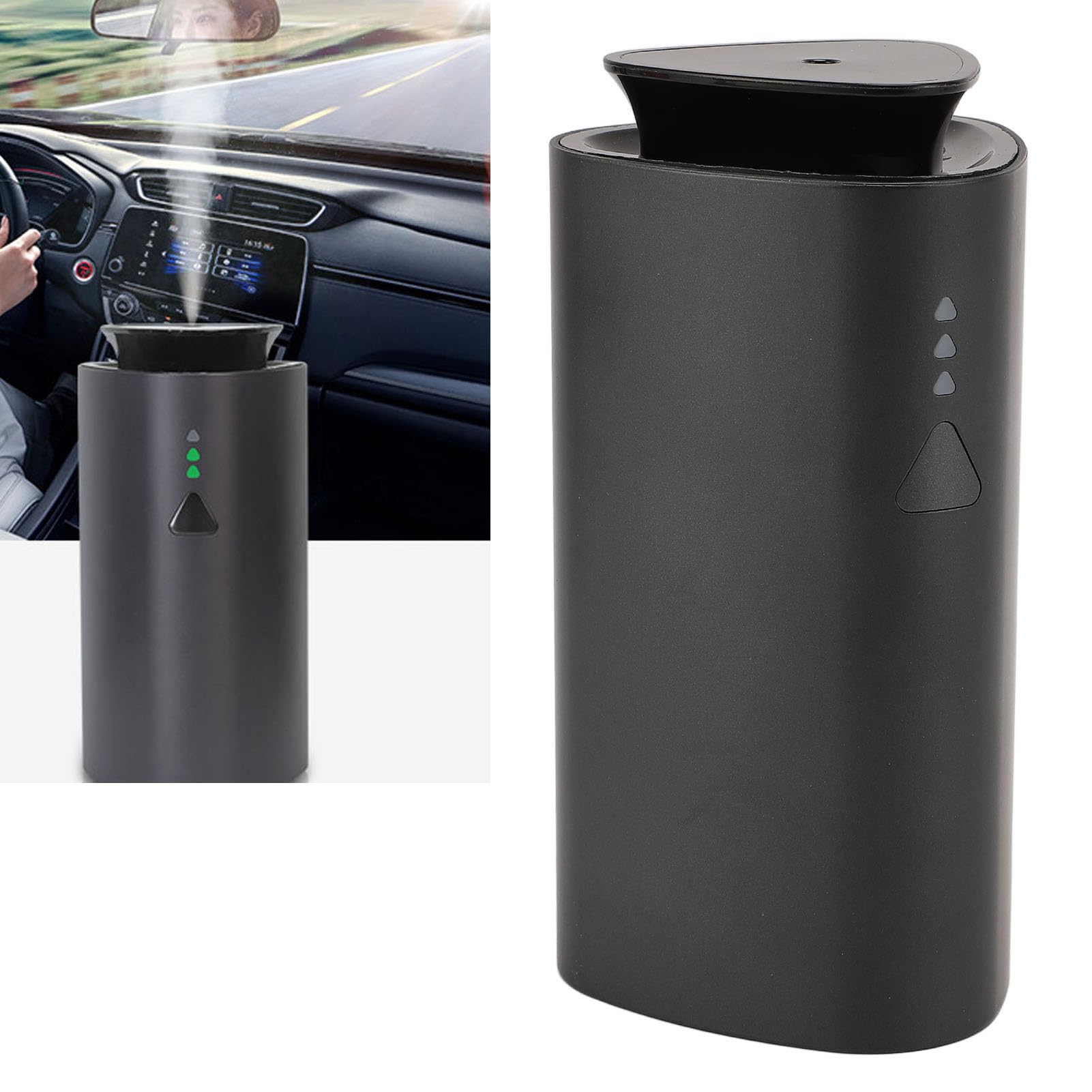 Generic Diffusore per Auto Senza Acqua, Rinfrescante per Aromaterapia, Nebulizzazione Fine, per Casa, Ufficio, Camera da Letto, Durata della Batteria da 2500 MAh