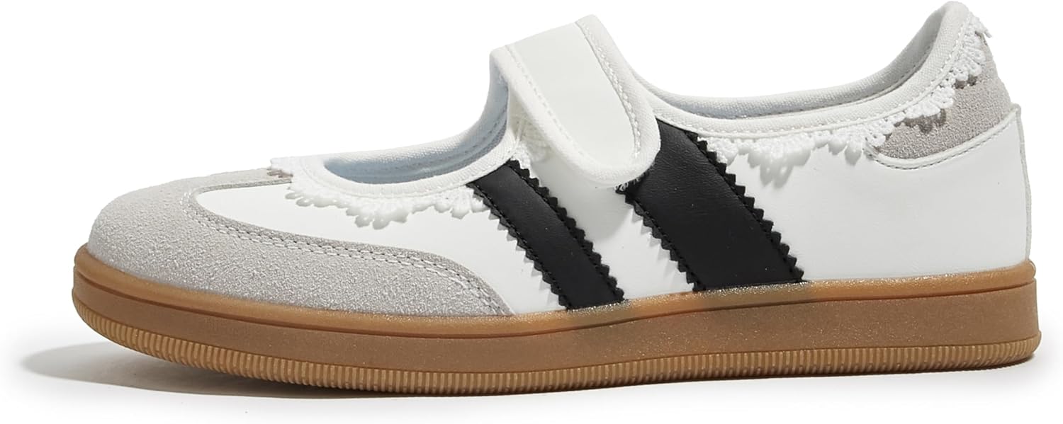 Women's Fashion Classic Retro Sneakers -Slip on Thin Sole Flat Loafers -Soft Sole Casual Comfortable Skate Shoes