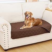 Vista 8 de Smiry Funda Impermeable para Cama de Perro Manta para Mascotas, Manta Suave y Lavable para Perros para Muebles Cama Sofá Sillón Reversible, a