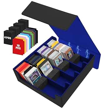 ストレージボックス　デッキケース　 4個セット Amazon.co.jp: HIMOMO ストレージボックス トレカ 1300+枚以上