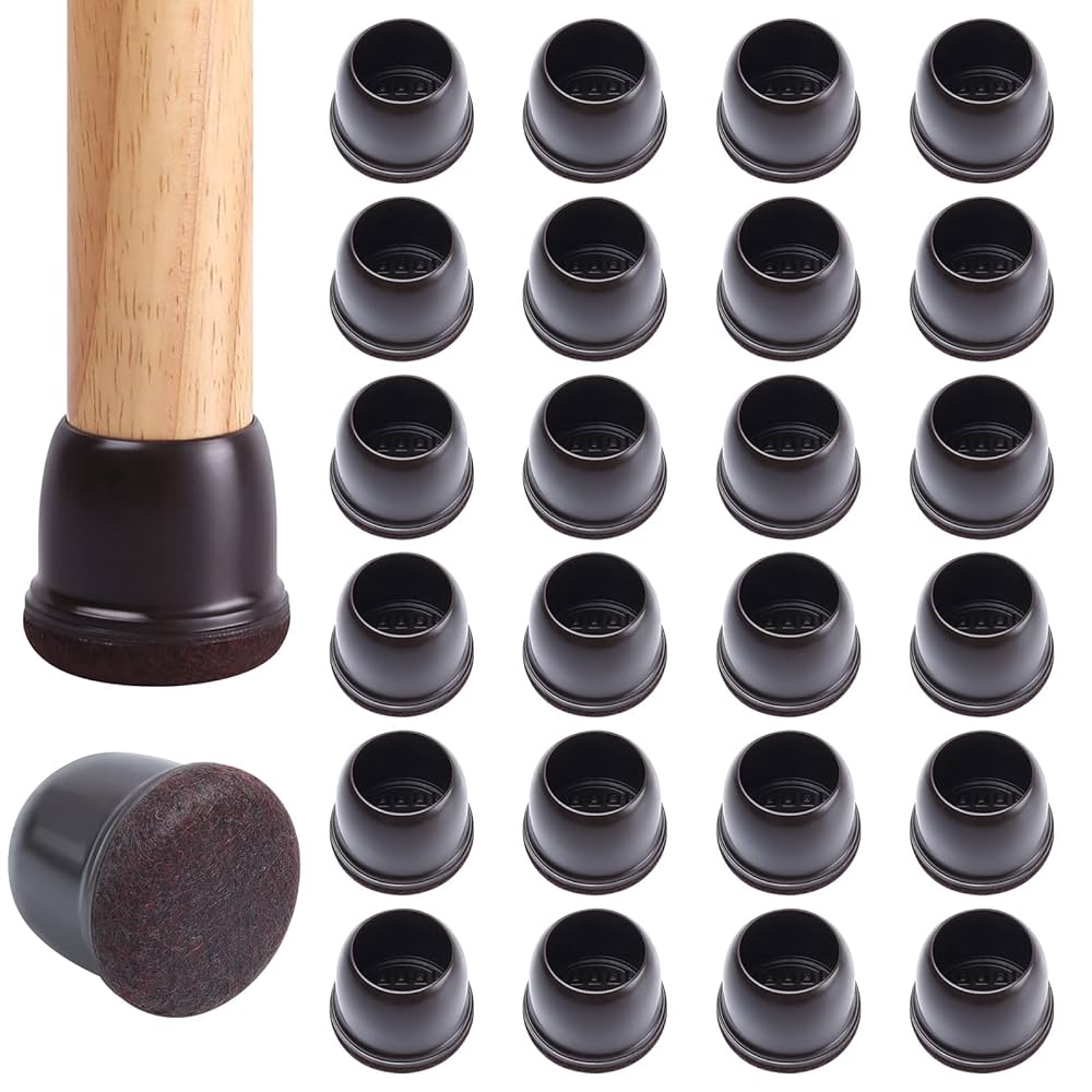 チェア用滑り止めパッド 8枚 50mm 家具保護 円形 ブラウン Amazon.co.jp: Ezprotekt 椅子脚カバー 24枚入り 椅子 あし