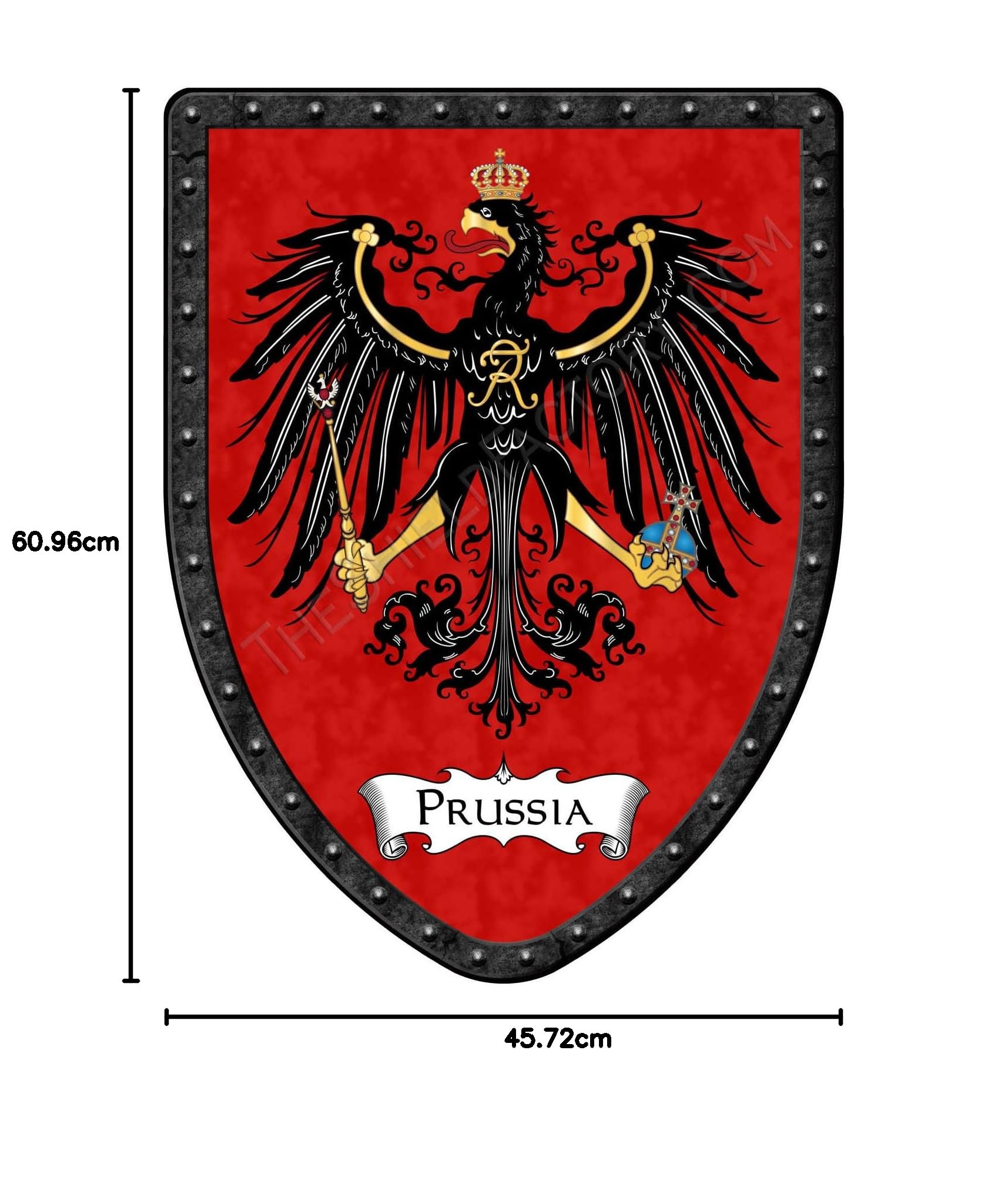 Amazon.co.jp: Prussianロイヤルコートの腕プロイセン国表示Shield