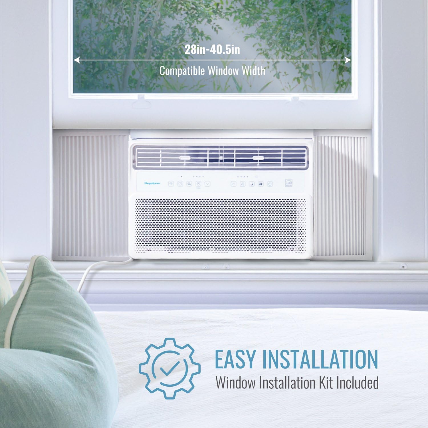Easy Installation with Window Installation Kit