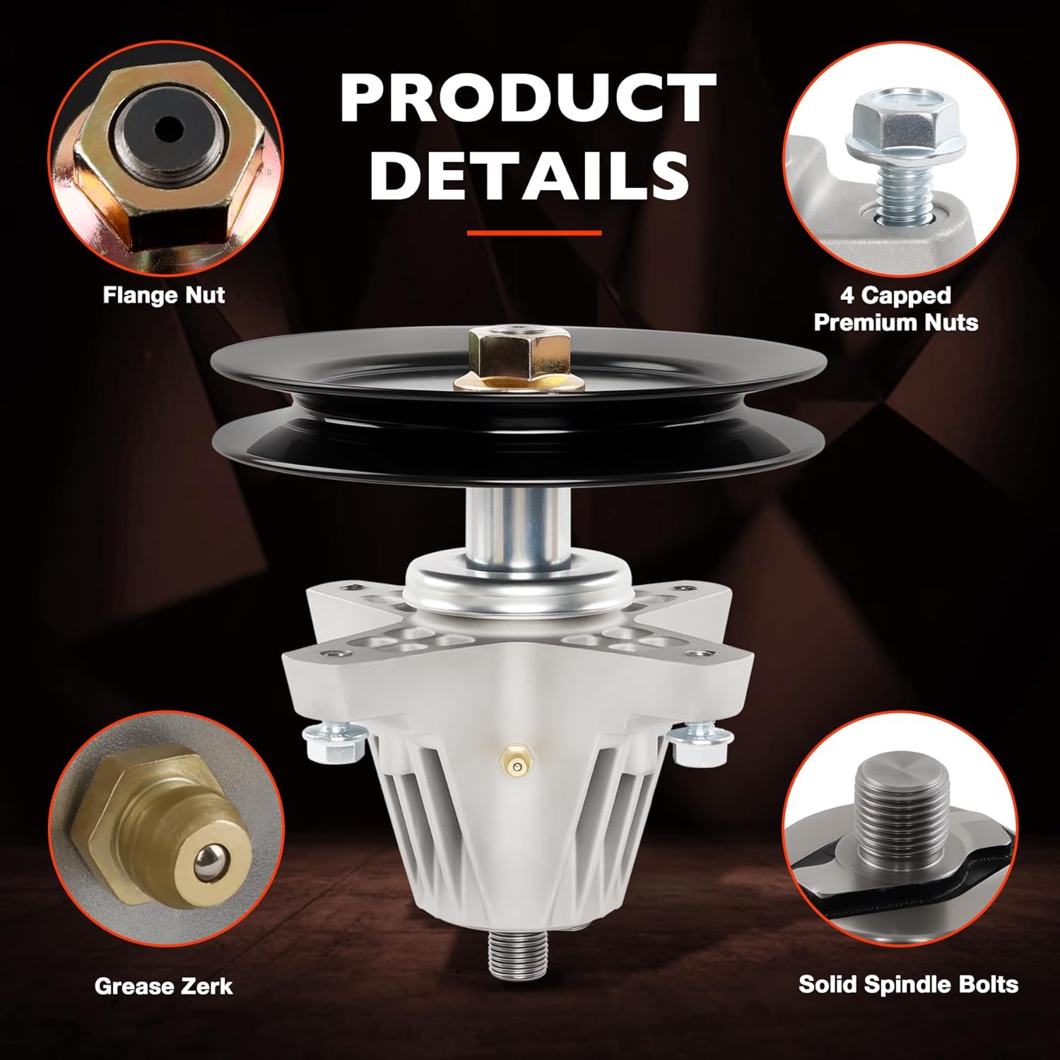 ATRACYPART 618-09260 Lawn Mower Deck Spindle Assembly Compatible with Cub Cadet ZT1-42, ZTS1-42, MTD, Craftsman Z5200, Troy-Bilt Mustang Z42 42" Zero Turn Mower, Replaces OEM 618P09260