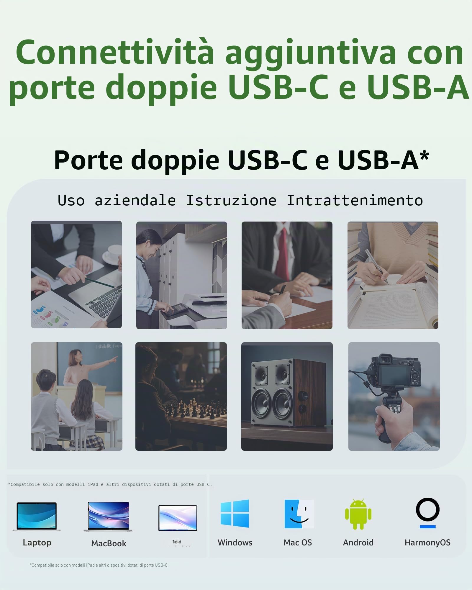 Acer Chiavetta USB UT300 256GB USB 3.2 Gen1 Fino a 150MB/s con Doppia Porta Tipo-A & Tipo-C Chiavetta USB per PC/Laptop/MacBook/Smartphone