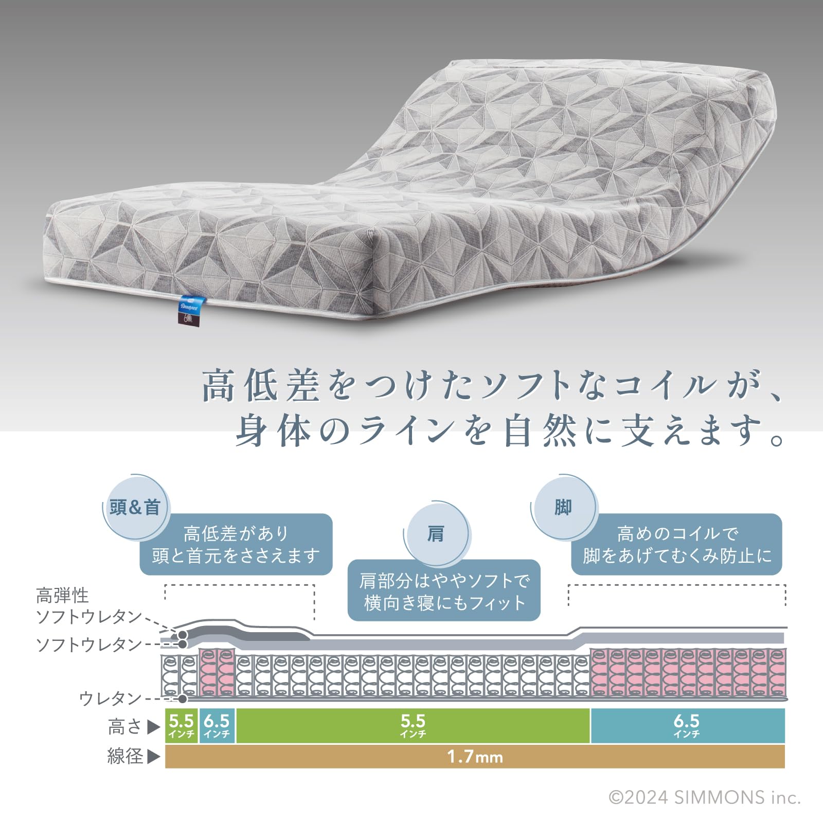 Amazon｜【テレビCM放映中】【正規品】シモンズ(Simmons) 電動ベッド