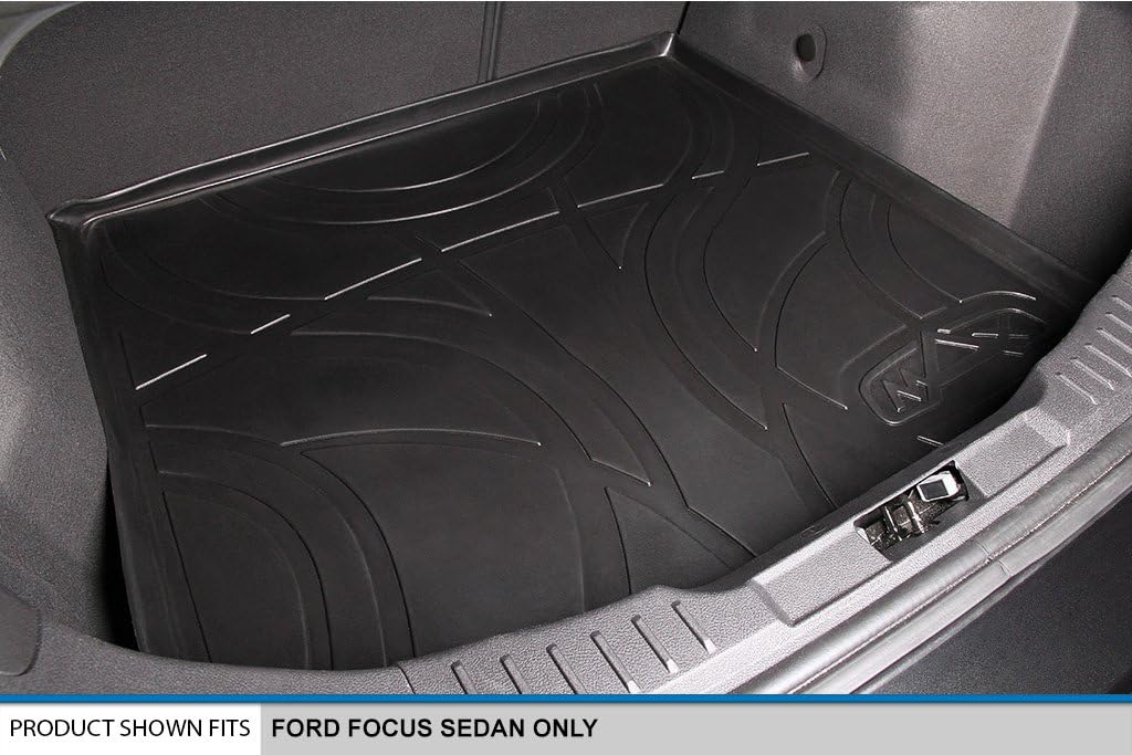 SMARTLINER Custom Fit Floor Mats and Cargo Liner Set for 2012-2018 Ford Focus