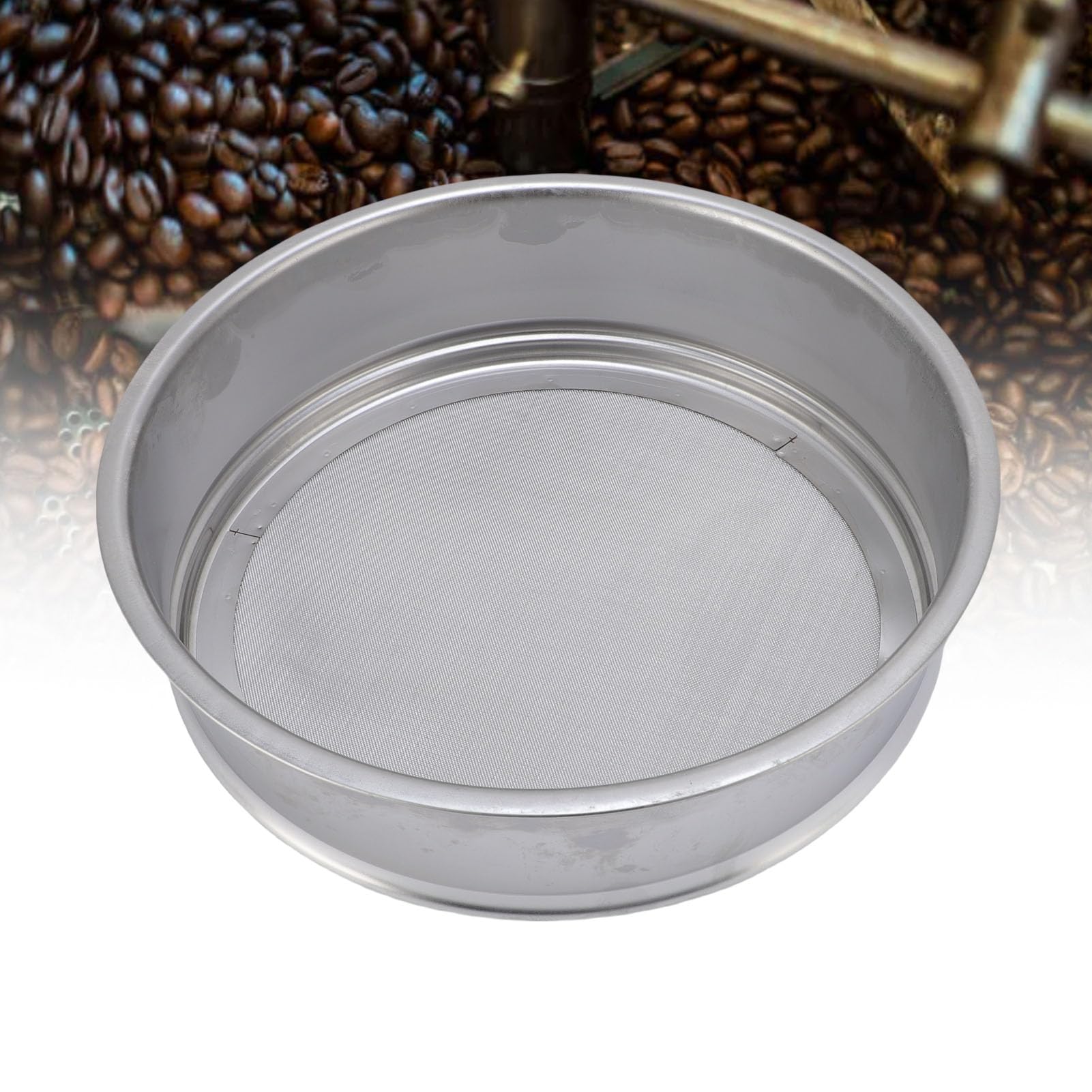 Filtre refroidisseur de grains de café en acier inoxydable, 60 mailles, plateau de refroidissement multifonctionnel pour grains, écran filtrant