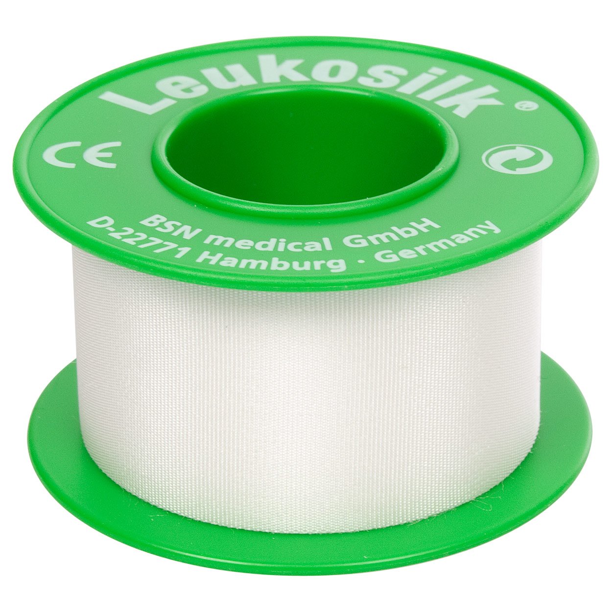 BSN medical LEUKOSILK Weiß, 5 m x 250 cm, 12 stück, Pack of 12