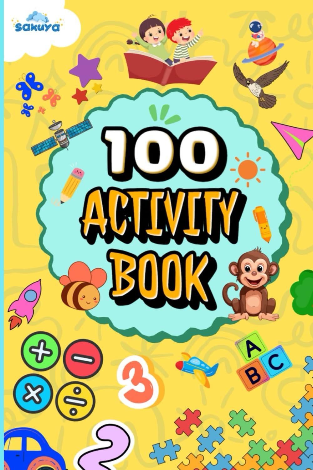 100 Kids Activity Book | Educational Games |Tracing | Alphabet | Homeschooling | Kindergarten Learning Book
