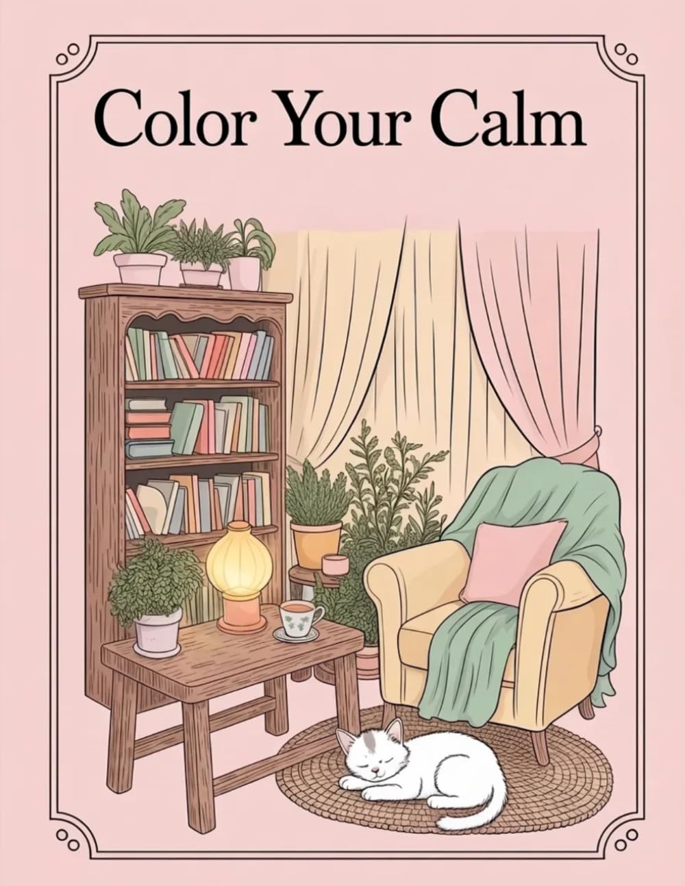 Color Your Calm: A Cute and Cozy Coloring Book for Relaxation
