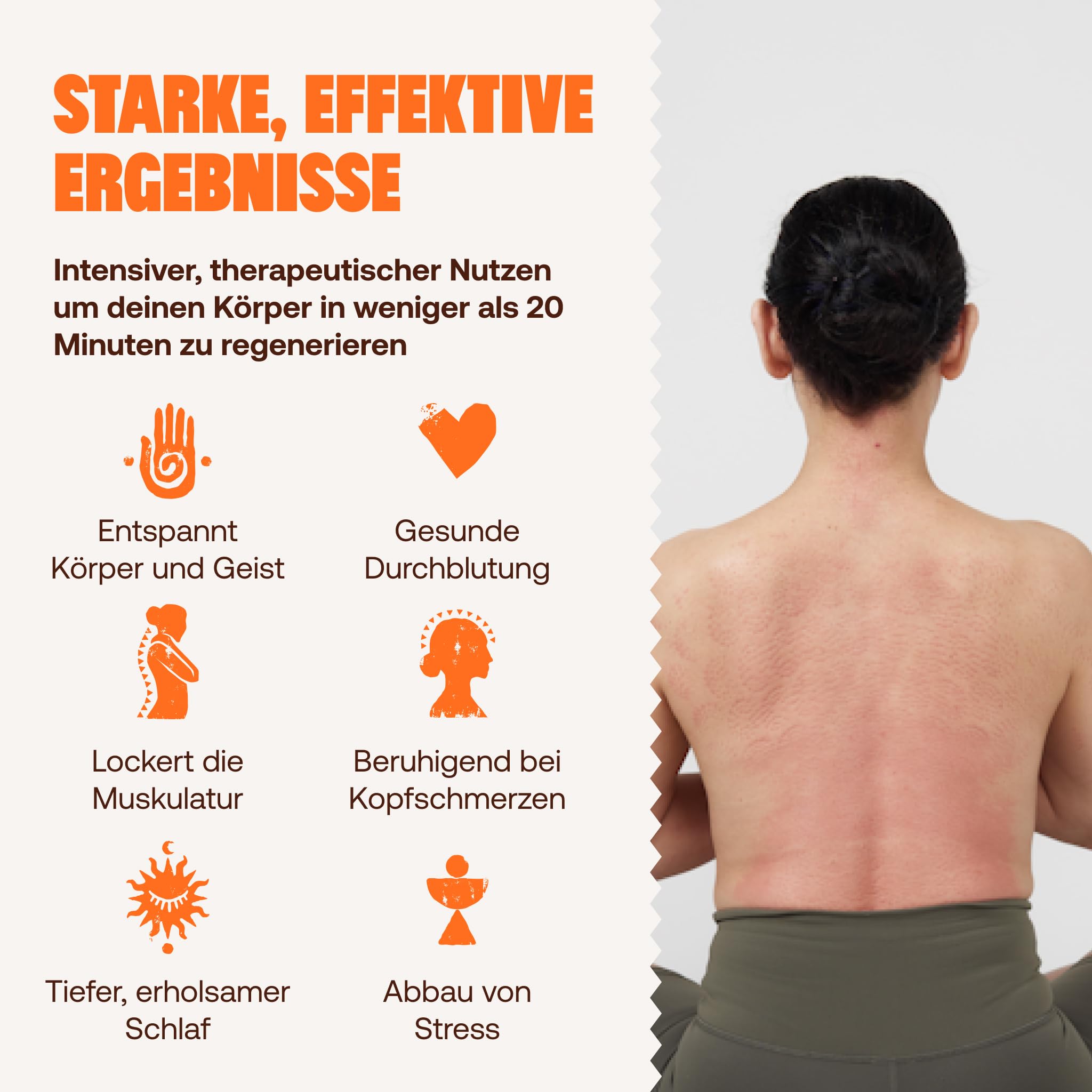 ShaktiMat Original Akupressurkissen aus GOTS-zertifizierter Bio-Baumwolle, Schwarz