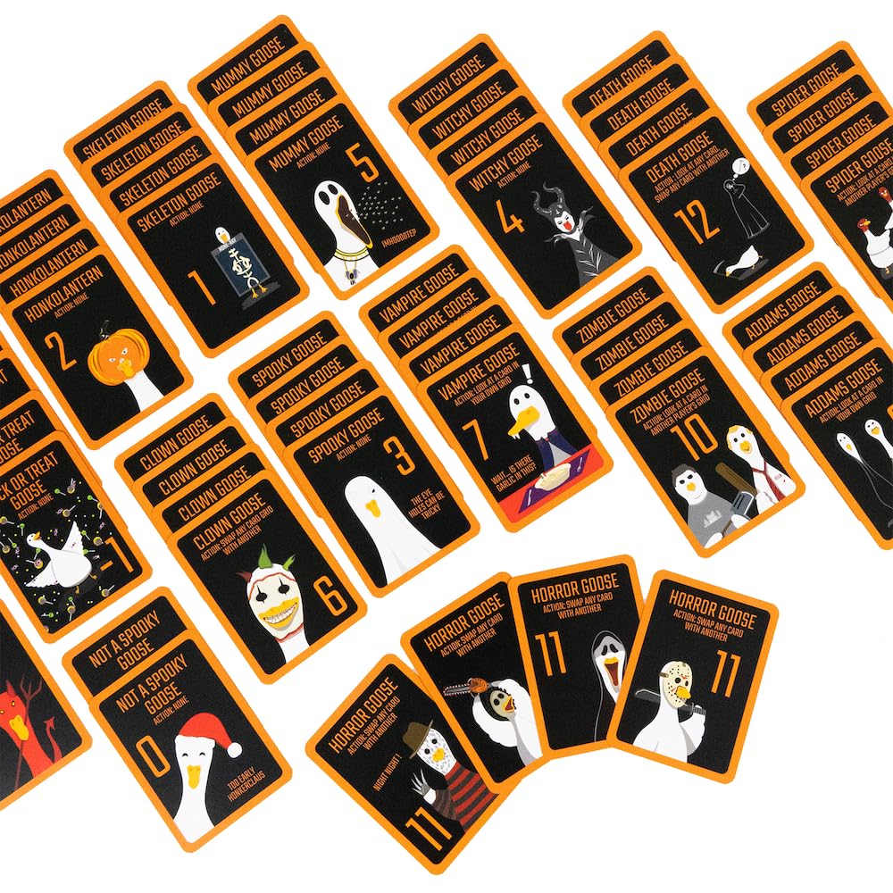 Worgan Games Spooky Goose - Quick-Thinking Memory Game - Halloween Themed - Travel Size - 2-6 Players - Age 8+ - Image 3