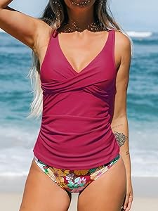Tankini im Hippie Retro Style mollige Damen