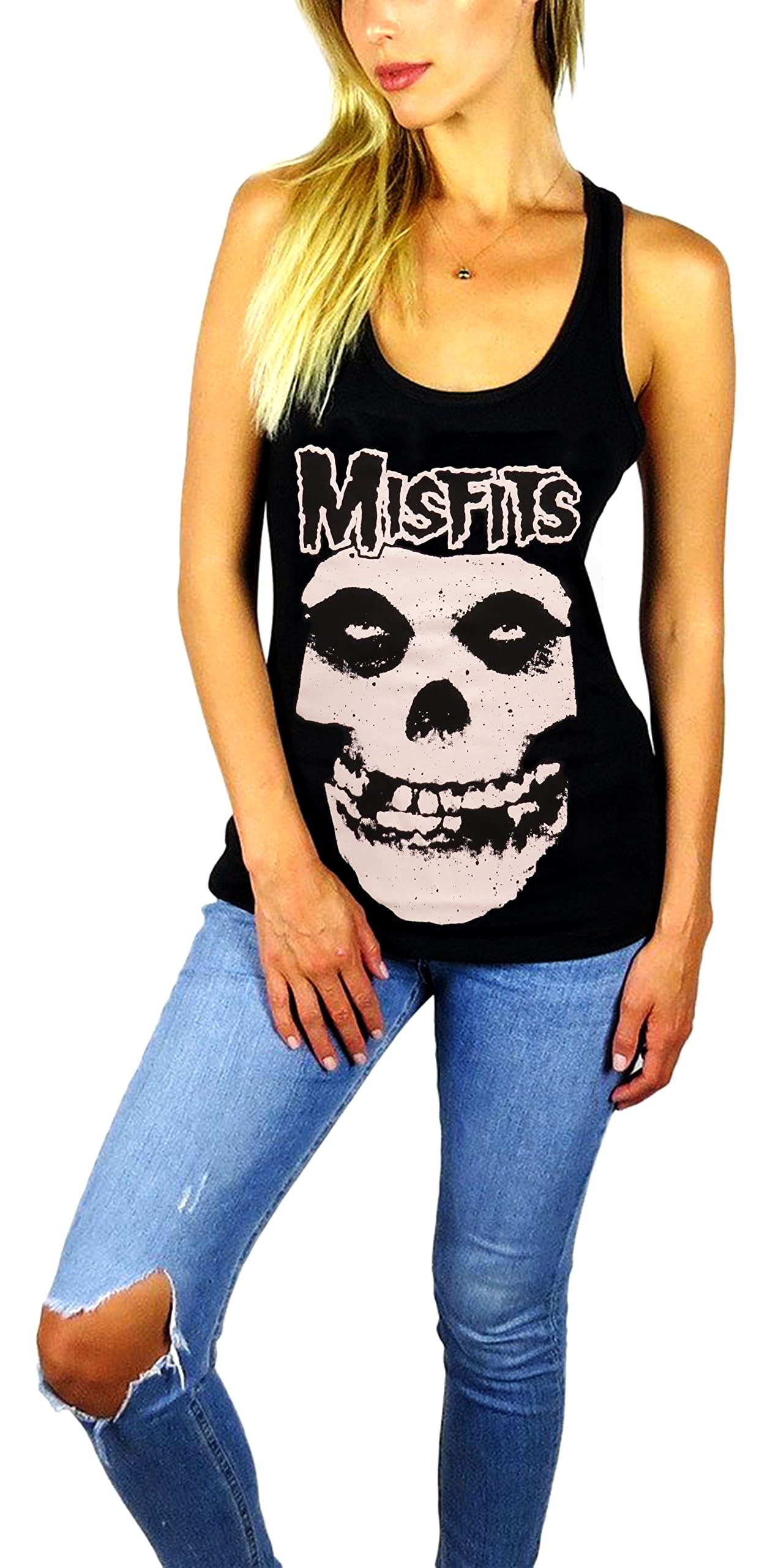 MisfitsWomens Graphic Racerback Tank Top